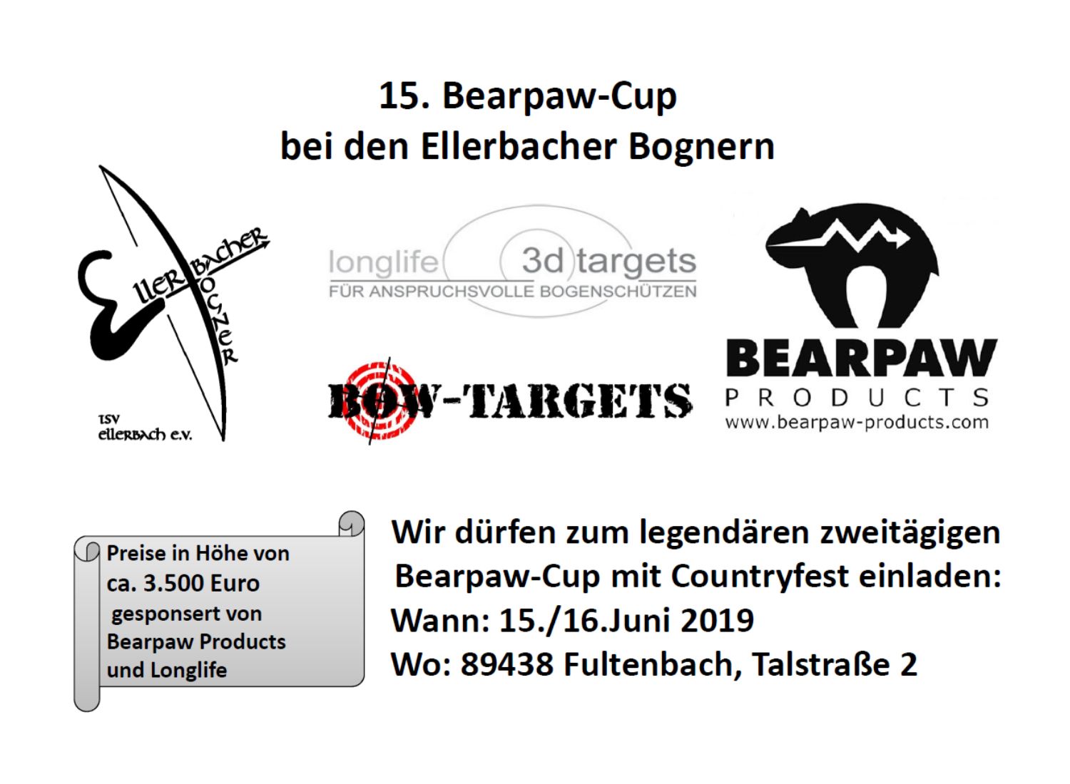 Einladung zum Bearpaw-Cup 2019
