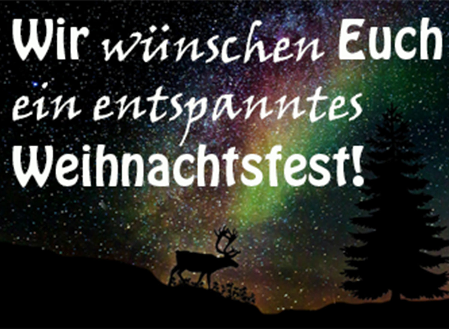 Öffnungszeiten zwischen den Feiertagen