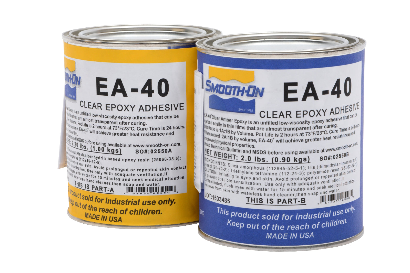 Smooth On Epoxidkleber Part A+B 1,9 kg