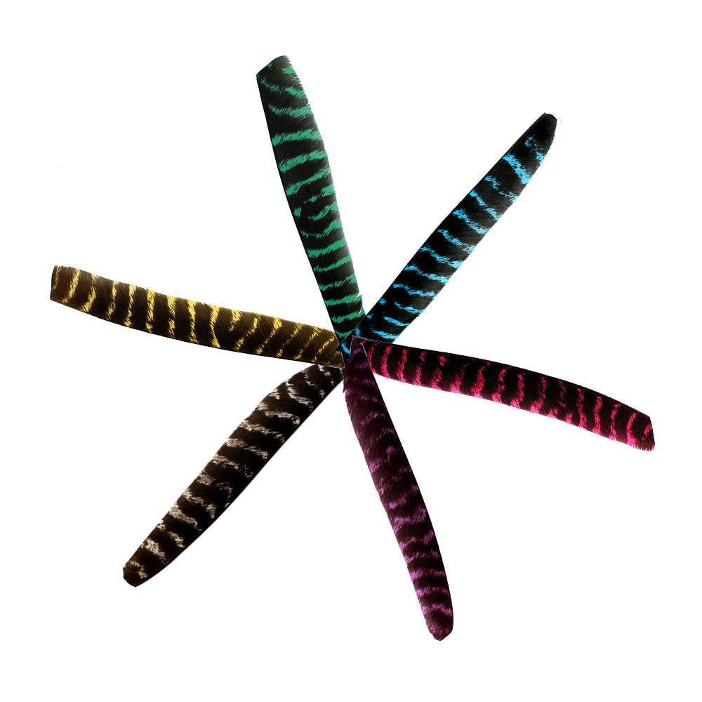 Volle Länge naturgestreift