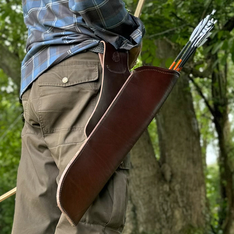Bow-Targets Seitenköcher dunkelbraun