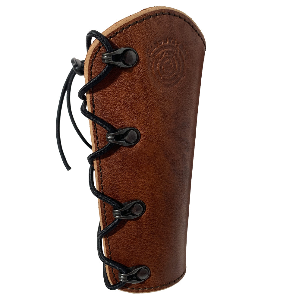 Bow-Targets Armschutz Cognac