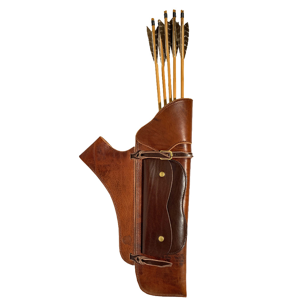 Bow-Targets Seitenköcher Außentasche zweifarbig