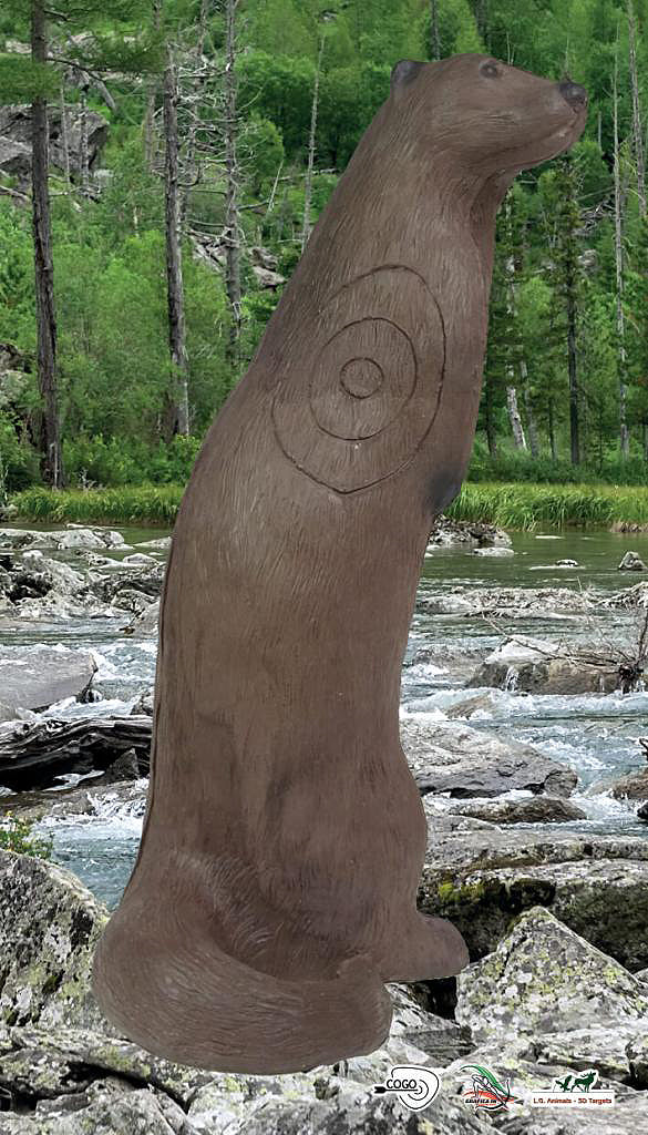 Scheibenauflage Leitold, 2D-Fischotter stehend