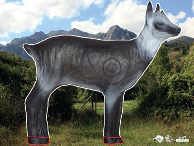 Scheibenauflage Leitold, 2D-Gamskitz