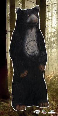 Scheibenauflage Leitold, 2D-Schwarzbär klein