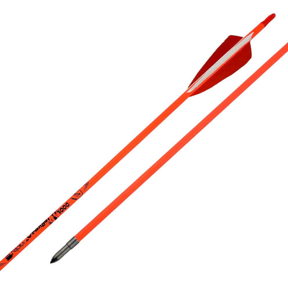 Fertigpfeil Color Line Orange Spine 1000