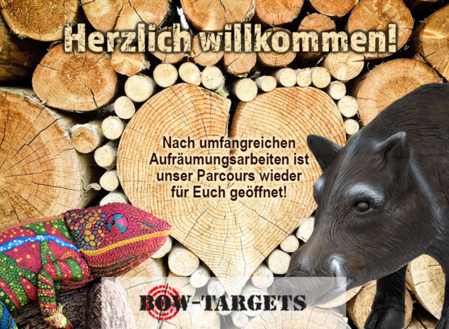 Hurra, unser Parcours ist wieder geöffnet!