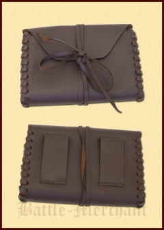 Gürteltasche geschnürt