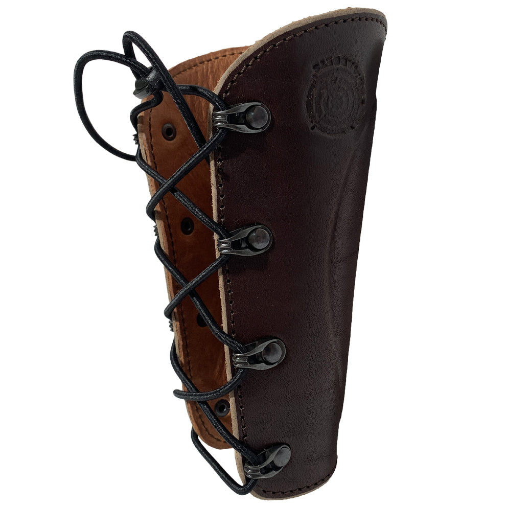 Bow-Targets Armschutz Dunkelbraun