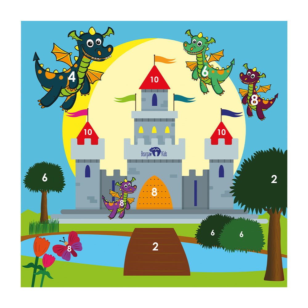 Scheibenauflage Bearpaw Kinder - Motiv Burg