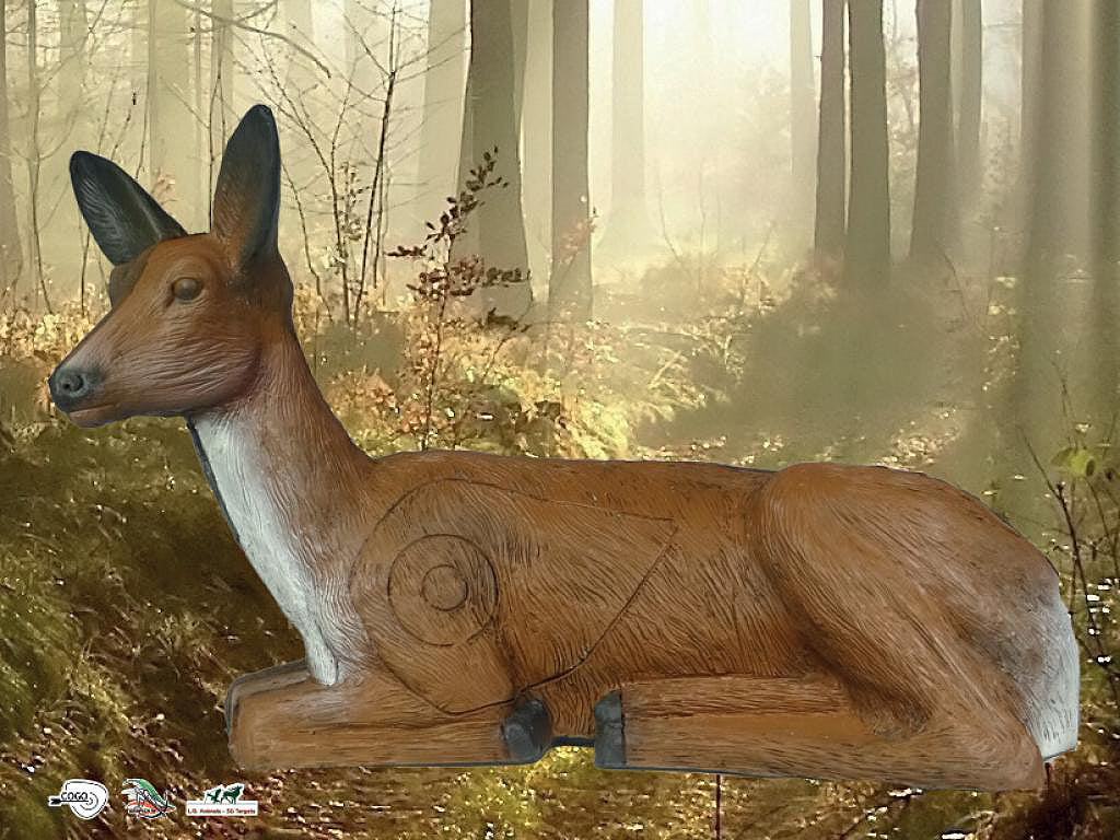 Scheibenauflage Leitold, 2D-Rehgeiß liegend