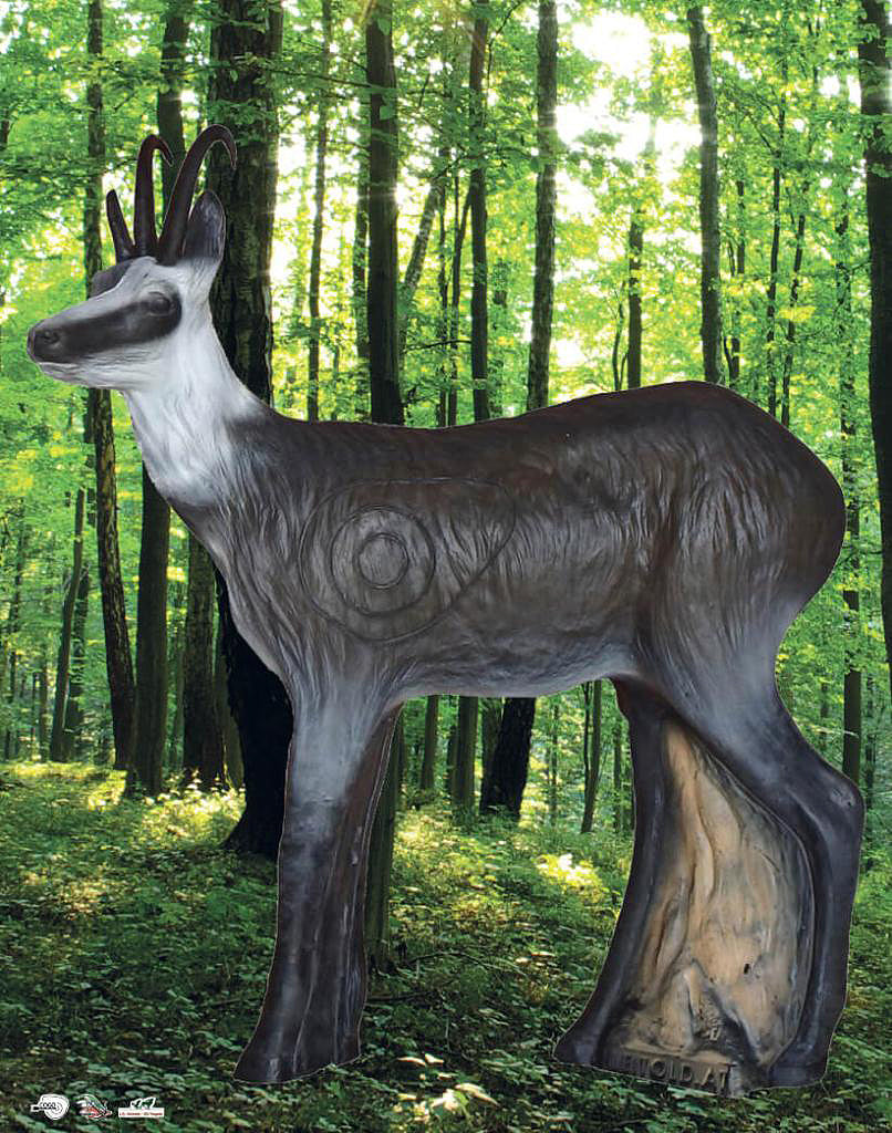 Scheibenauflage Leitold, 2D-Gamsgeiß