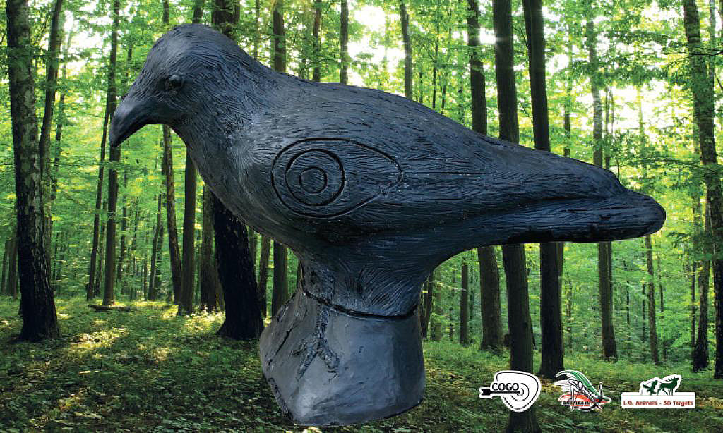 Scheibenauflage Leitold, 2D-Krähe