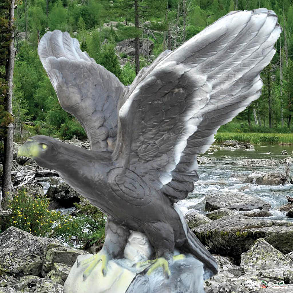 Scheibenauflage Leitold, 2D-Steinadler