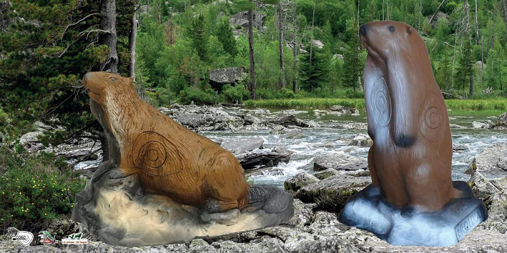 Scheibenauflage Leitold, 2D-Murmeltierpaar