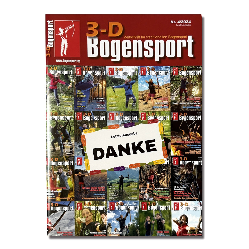 Zeitschrift 3-D Bogensport Letzte Ausgabe